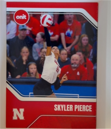 2025 Onit Nebraska Cornhuskers Volleyball #B11 Skyler Pierce — front