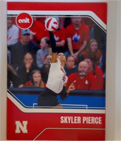 2025 Onit Nebraska Cornhuskers Volleyball #B11 Skyler Pierce — front