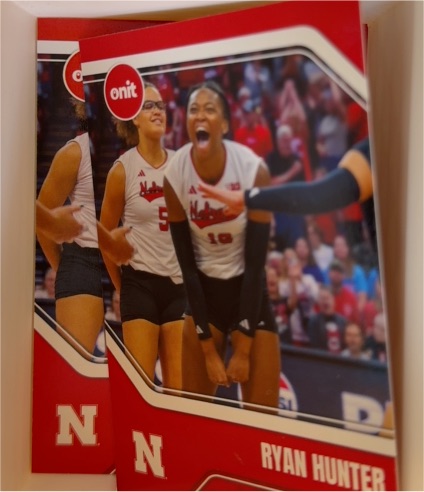2025 Onit Nebraska Cornhuskers Volleyball Red #B10 Ryan Hunter — front