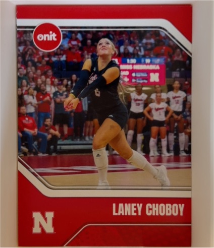 2025 Onit Nebraska Cornhuskers Volleyball #B6 Laney Choboy — front