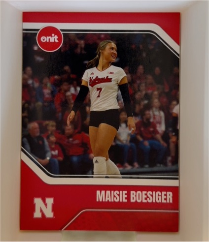 2025 Onit Nebraska Cornhuskers Volleyball Maisie Boesiger — front
