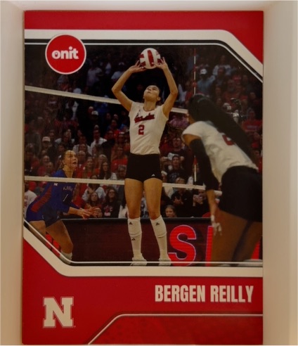 2025 Onit Athlete Nebraska Cornhuskers Volleyball Bergen Reilly — front