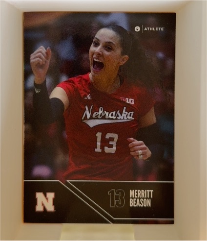2024 Onit Nebraska Volleyball Red #B9 Merritt Beason — front