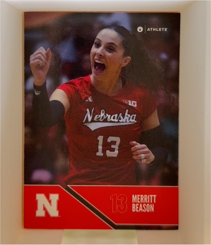 2024 Onit Nebraska Volleyball Red #B9 Merritt Beason — front