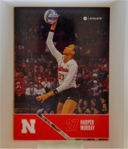 2024 Onit Nebraska Cornhuskers Volleyball Red #B-3 Harper Murray — front