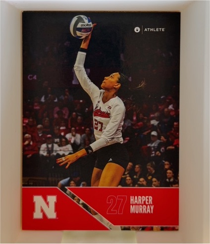 2024 Onit Nebraska Cornhuskers Volleyball #B-3 Harper Murray — front
