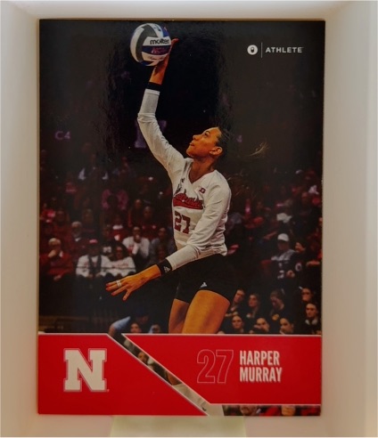 2024 Onit Nebraska Cornhuskers Volleyball #27 Harper Murray — front