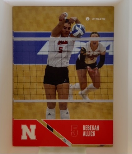 2024 Onit Nebraska Cornhuskers Volleyball #5 Rebekah Allick — front