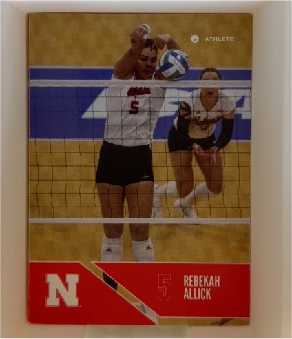 2024 Onit Nebraska Cornhuskers Volleyball #5 Rebekah Allick — front