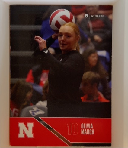 2024 Onit Nebraska Volleyball #10 Olivia Mauch — front
