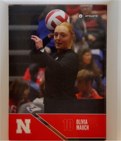 2024 Onit Nebraska Volleyball #10 Olivia Mauch — front