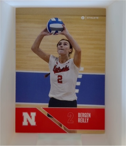 2024 Onit Nebraska Volleyball Red #B2 Bergen Reilly — front