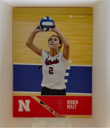 2024 Onit Nebraska Volleyball Red #B2 Bergen Reilly — front