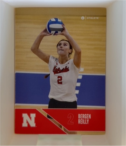 2024 Onit Nebraska Volleyball Red #B2 Bergen Reilly — front