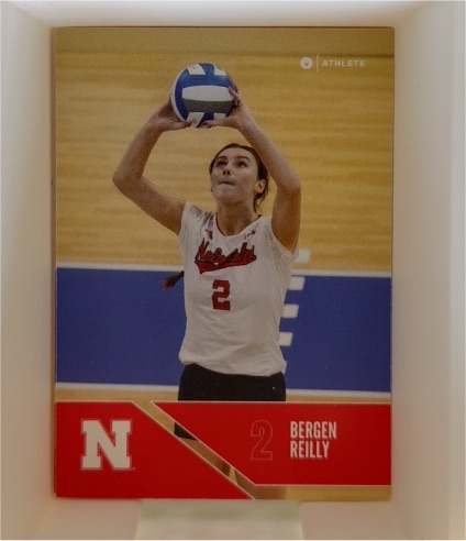 2024 Onit Nebraska Volleyball Red #B2 Bergen Reilly — front