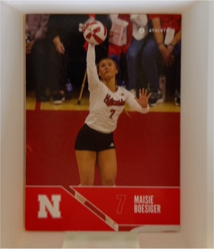 2024 Onit Nebraska Volleyball Red #B8 Maisie Boesiger — front