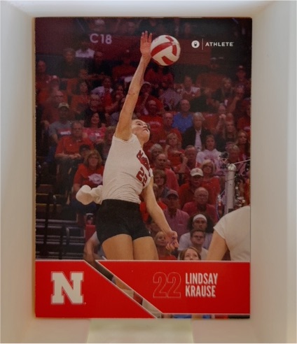 2024 Onit Nebraska Volleyball Red #B7 Lindsay Krause — front