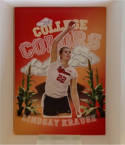 2024 Onit Nebraska Cornhuskers Volleyball #CC-5 Lindsay Krause — front