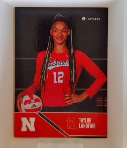2024 Onit Nebraska Volleyball Red #B13 Taylor Landfair — front