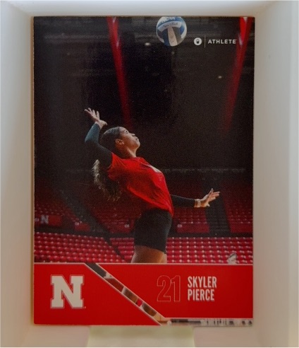 2024 Onit Nebraska Volleyball Red #B12 Skyler Pierce — front
