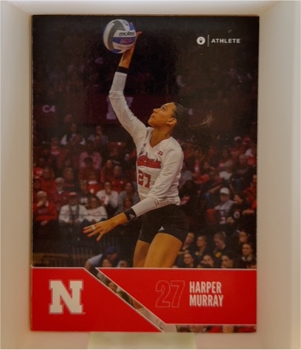 2024 Onit Nebraska Cornhuskers Volleyball Red #B-3 Harper Murray — front