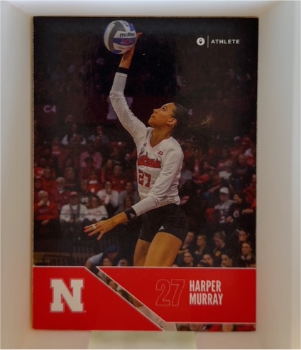 2024 Onit Nebraska Cornhuskers Volleyball Red #B-3 Harper Murray — front
