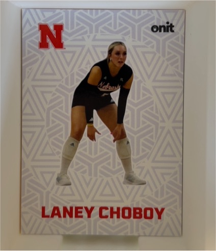 2025 Onit Laney Choboy Nebraska Cornhuskers Volleyball — front