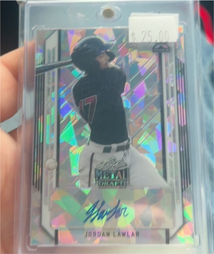 2021 Leaf Metal Draft #BA-JL2 Jordan Lawlar — front