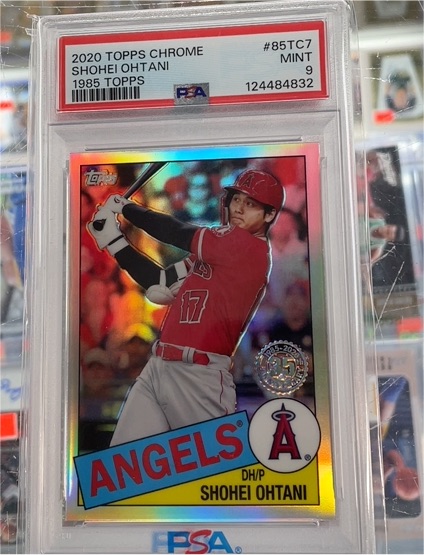 2020 Topps Chrome #85TC7 Shohei Ohtani — front