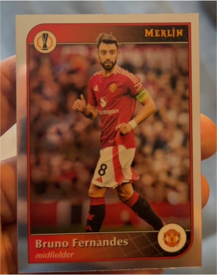 2024 Topps Merlin UEFA Club Competitions #32 Bruno Fernandes — front