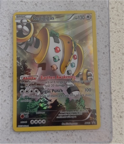 2015 Pokémon Black Star Promo #XY82 Regigigas — front