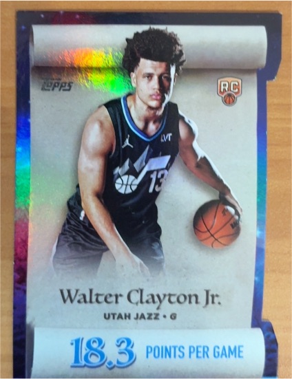 2025-26 Topps Holiday #ML-18 Walter Clayton Jr. — front