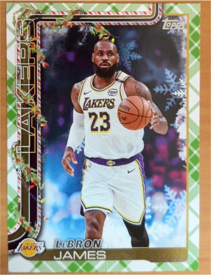 2025-26 Topps Holiday #H119 LeBron James — front