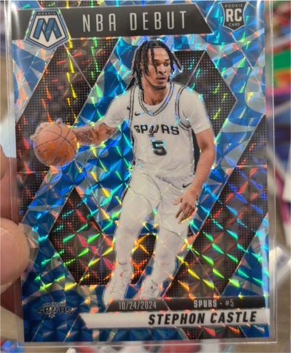2024-25 Panini Mosaic NBA Debut #267 Stephon Castle — front