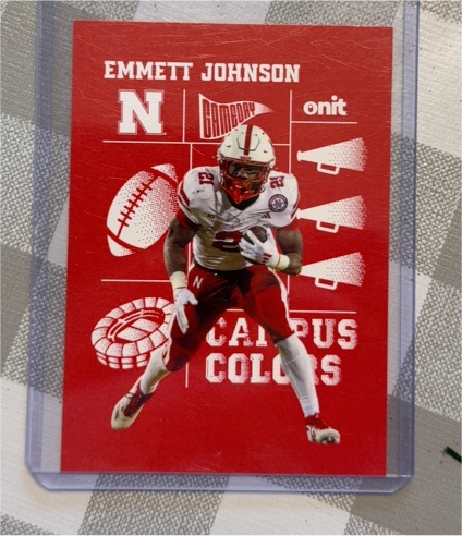 2025 Onit Campus Colors #CC Emmett Johnson — front
