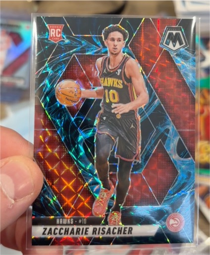 2024-25 Panini Mosaic #213 Zaccharie Risacher — front