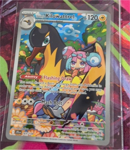 2023 Pokémon Scarlet & Violet Journey Together #163 Iono's Kilowattrel — front