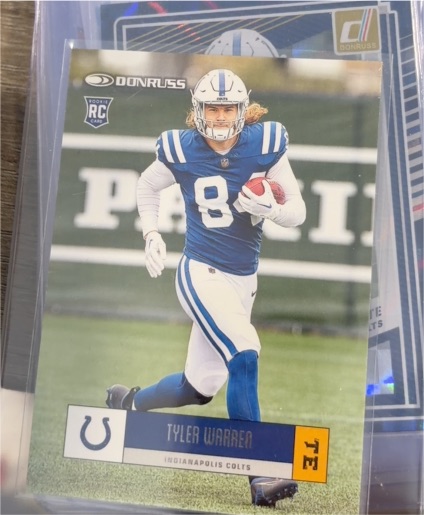 2025 Donruss #R05-TYW Tyler Warren — front