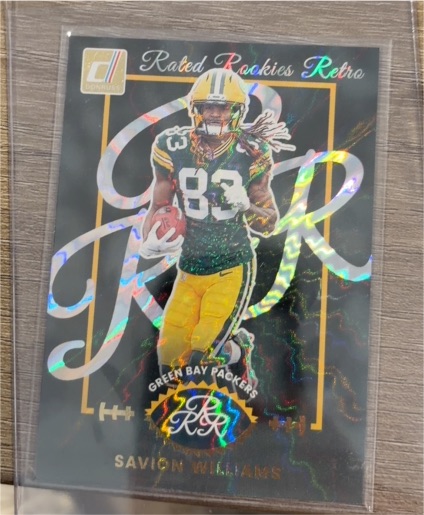 2025 Panini Donruss #7 Savion Williams Rated Rookies Retro — front