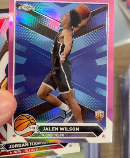 2023-24 Topps Chrome #61 Jalen Wilson — front