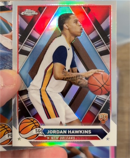 2023-24 Topps Chrome #63 Jordan Hawkins — front