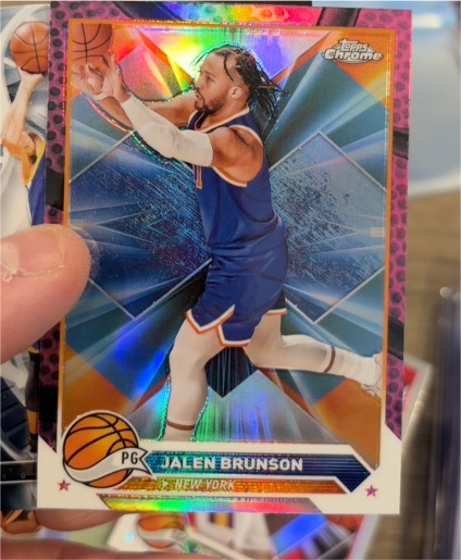 2023-24 Topps Chrome #11 Jalen Brunson — front