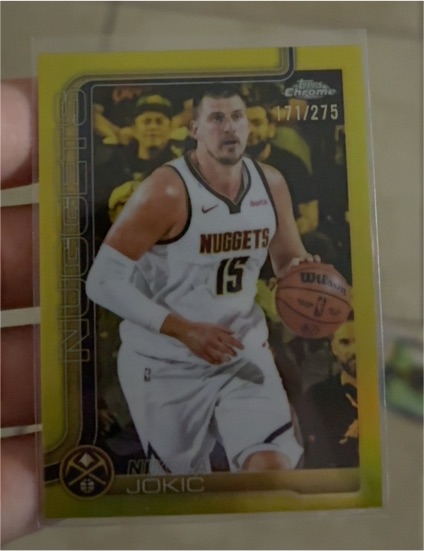 2025-26 Topps Chrome #25 Nikola Jokic — front