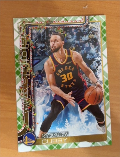 2025-26 Topps Holiday #H106 Stephen Curry — front