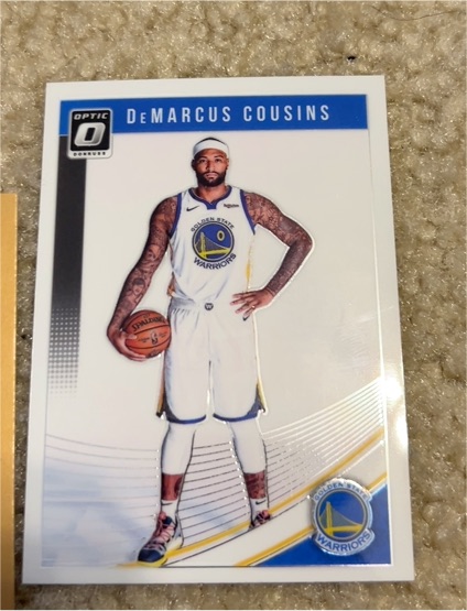 2018-19 Donruss Optic #42 DeMarcus Cousins — front