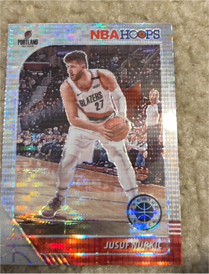 2019-20 Panini NBA Hoops Premium Stock #162 Jusuf Nurkic — front