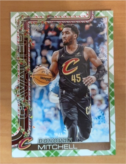 2025-26 Topps Holiday #H63 Donovan Mitchell — front