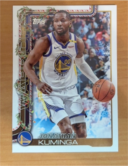 2025-26 Topps Holiday #H109 Jonathan Kuminga — front