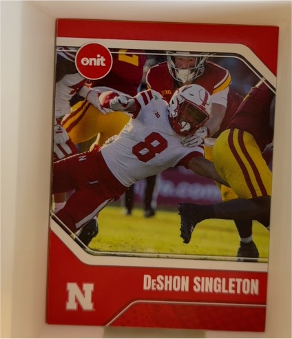 2025 Onit #B-8 DeShon Singleton — front