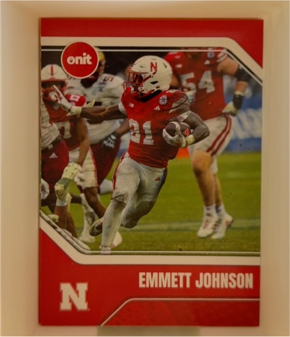 2025 Onit #B26 Emmett Johnson — front